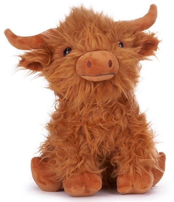 Highlander Hochlandrind sitzend Plüschtiere – Natürlich niedlich & herrlich flauschig!