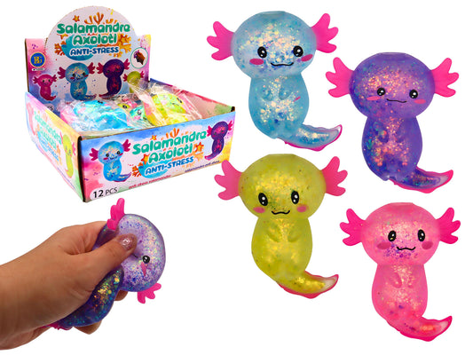 Salamander Axolotl Anti-Stress – Weiches Quetschspielzeug für entspannende Momente