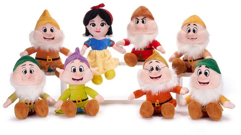Disney Schneewittchen & die 7 Zwerge – Plüsch Komplettset (8-teilig) | ca. 30 cm