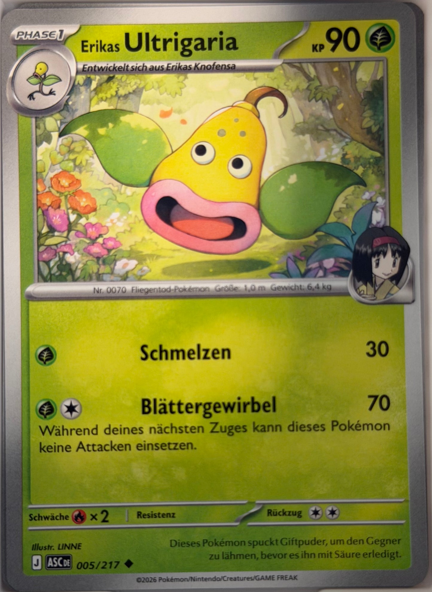 Erikas Ultrigaria 005/217 | Uncommon | Erhabene Helden | Deutsch