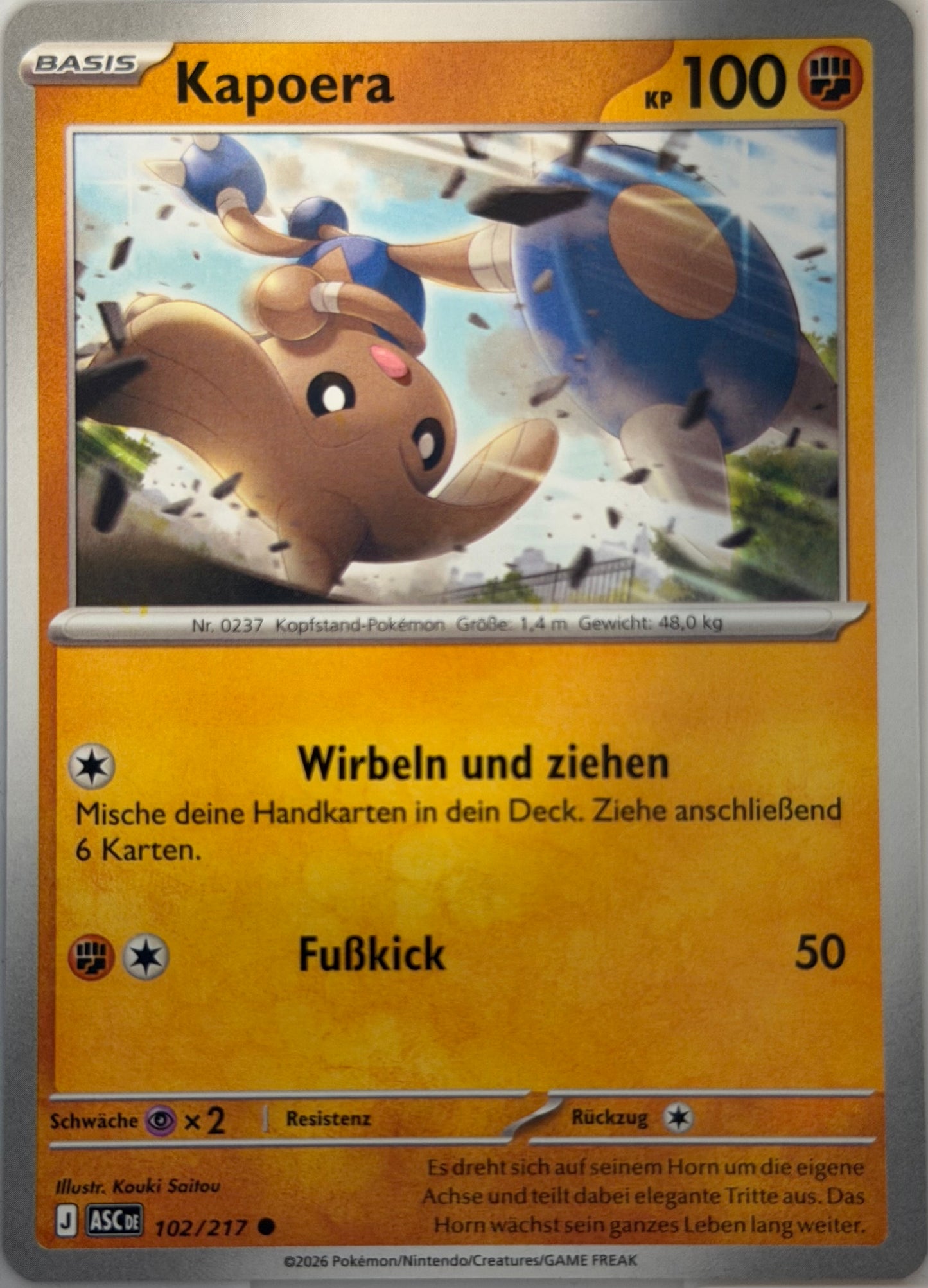 Kapoera 102/217 | Common | Erhabene Helden | Deutsch
