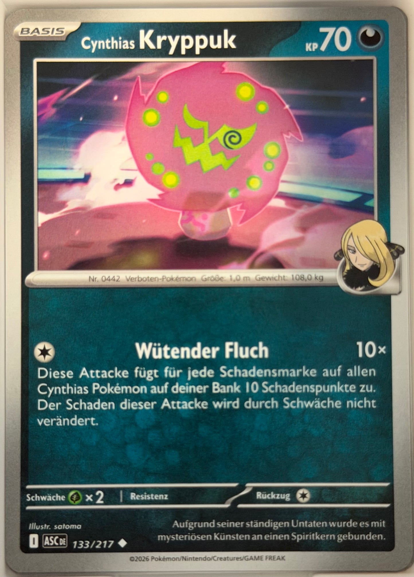Cynthias Kryppuk 133/217 | Uncommon | Erhabene Helden | Deutsch