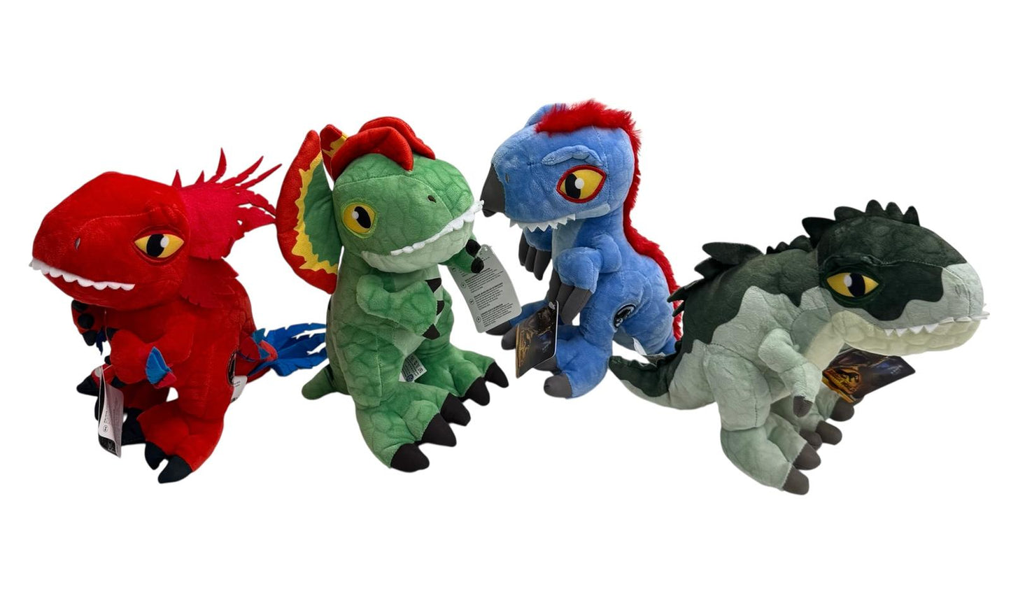Jurassic World Dominion Plüsch-Dinosaurier (28 cm) – 4 verschiedene Varianten