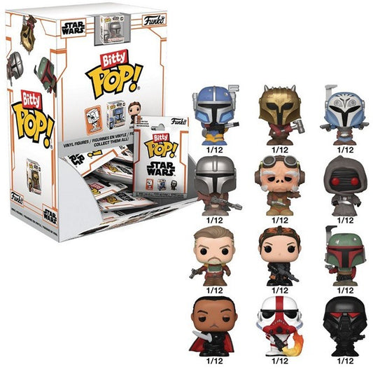 Funko Bitty Pop! Mystery Figur – Mandalorian Singles Blindbag (ca. 3,8 cm)