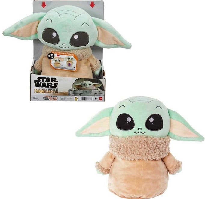 Star Wars Springender Grogu Plüsch mit Sound 25cm