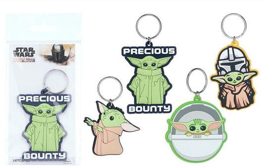 The Mandalorian Schlüsselanhänger 2D PVC (7 x 12,5 cm) – Auswahl aus 4 Designs