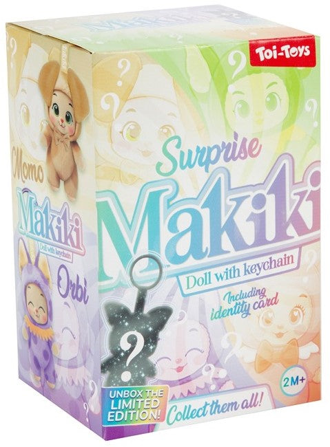 Makiki Surprise – Plüsch Anhänger mit Schlüsselring (ca. 15 cm)