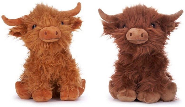Highlander Hochlandrind sitzend Plüschtiere – Natürlich niedlich & herrlich flauschig!