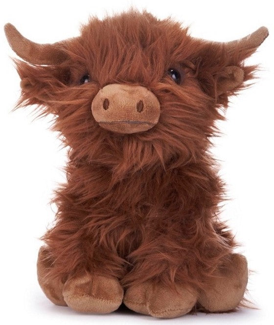 Highlander Hochlandrind sitzend Plüschtiere – Natürlich niedlich & herrlich flauschig!