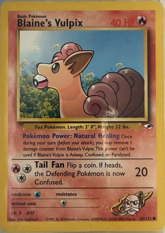 Blaine's Vulpix 65/132 | Common | Gym Heroes | EN