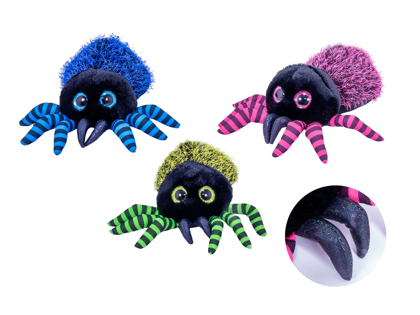 Plüschspinne – ca. 20 cm, 3-fach sortiert