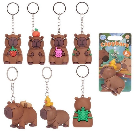 3D Schlüsselanhänger – Capybara Kollektion (6 Motive)