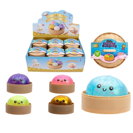 Glitter Squeezy Dumpling Knautschfigur mit Glitzer ca. 8,5 cm