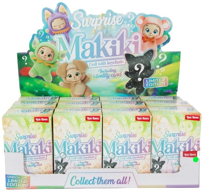 Makiki Surprise – Plüsch Anhänger mit Schlüsselring (ca. 15 cm)