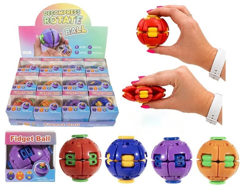 Fidget Ball – drehbares Fidget-Spielzeug mit Farbauswahl