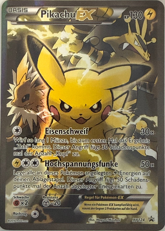 Pikachu EX XY124 | Promo Holofoil | XY Promos | Deutsch