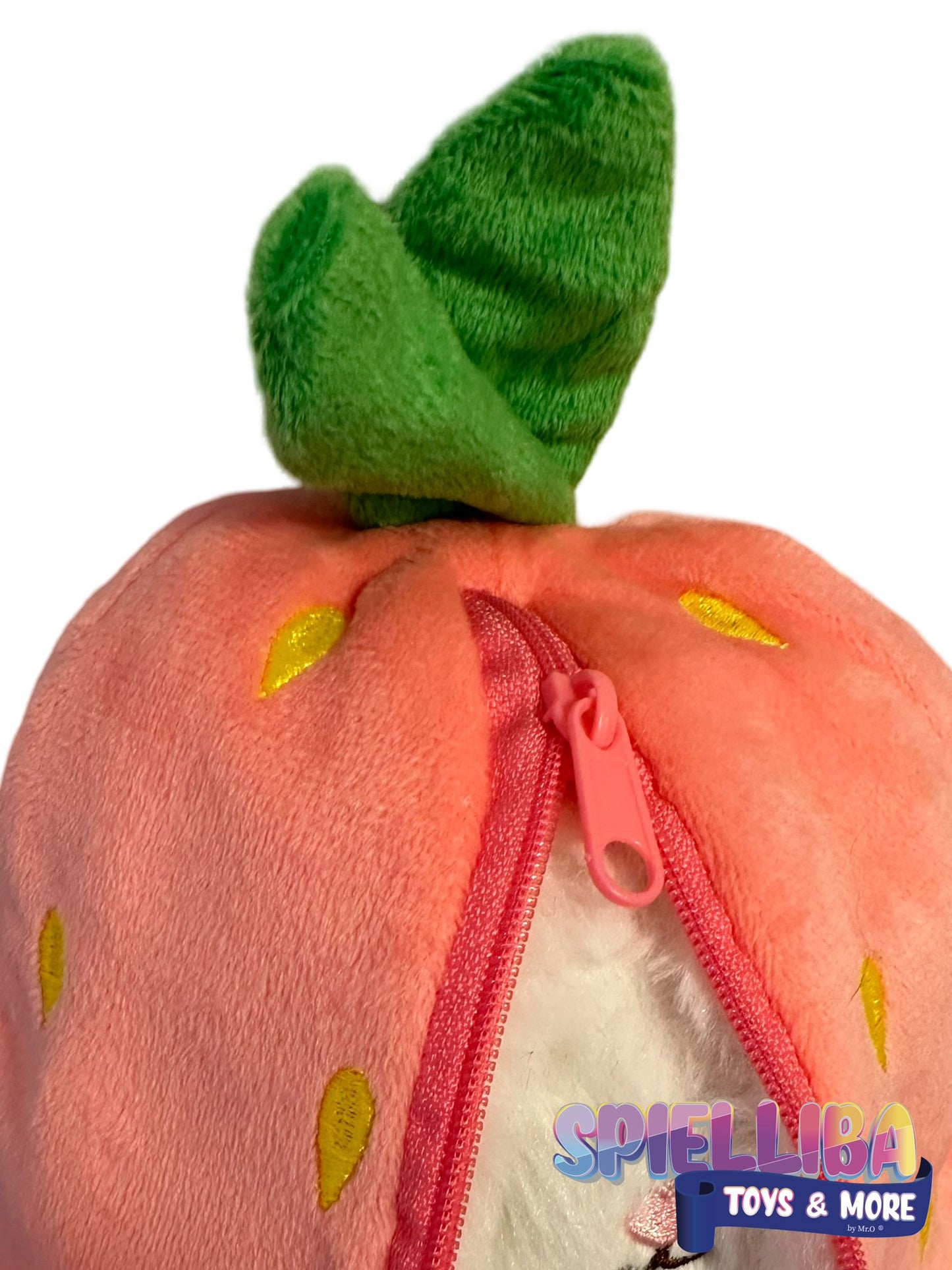 Reversible Kaninchen Erdbeere Stofftier Plüschtier 20cm