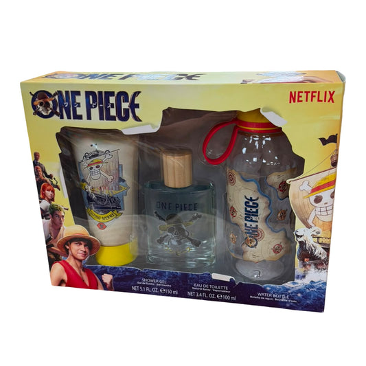 One Piece Netflix Geschenkset – Eau de Toilette, Duschgel & Trinkflasche
