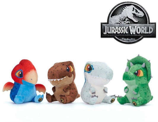 Jurassic World Camp Cretaceous Plüsch-Dinosaurier (25 cm) – 4 verschiedene Varianten
