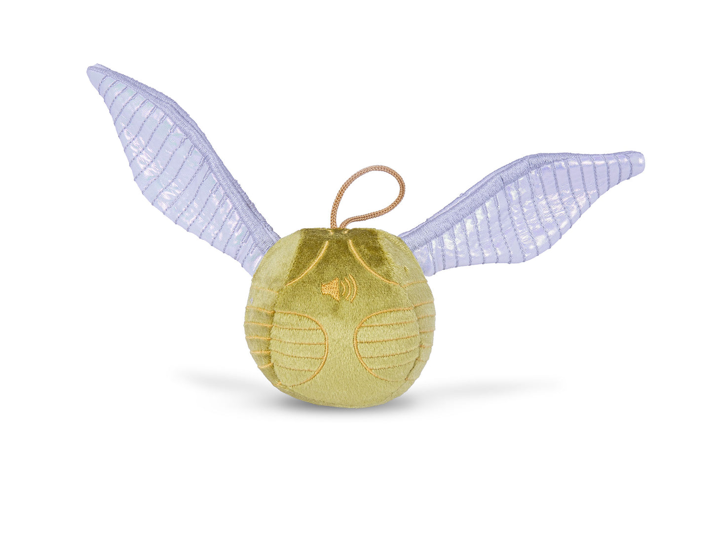 Plüschfigur – Goldener Schnatz (ca. 8 x 30 cm)