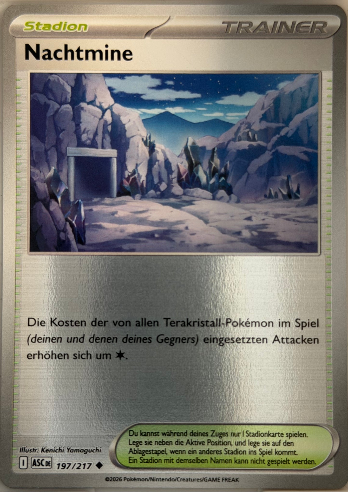 Nachtmine 197/217 | Uncommon Reverse Holofoil | Erhabene Helden | Deutsch