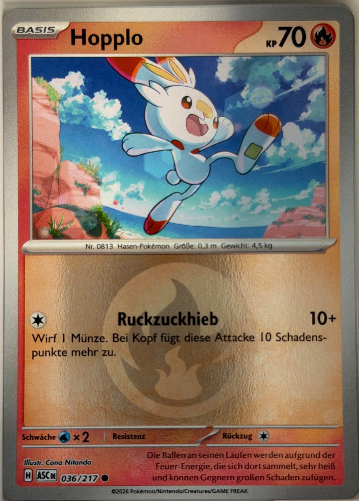 Hopplo 036/217 | Common Reverse Holofoil | Erhabene Helden | Deutsch