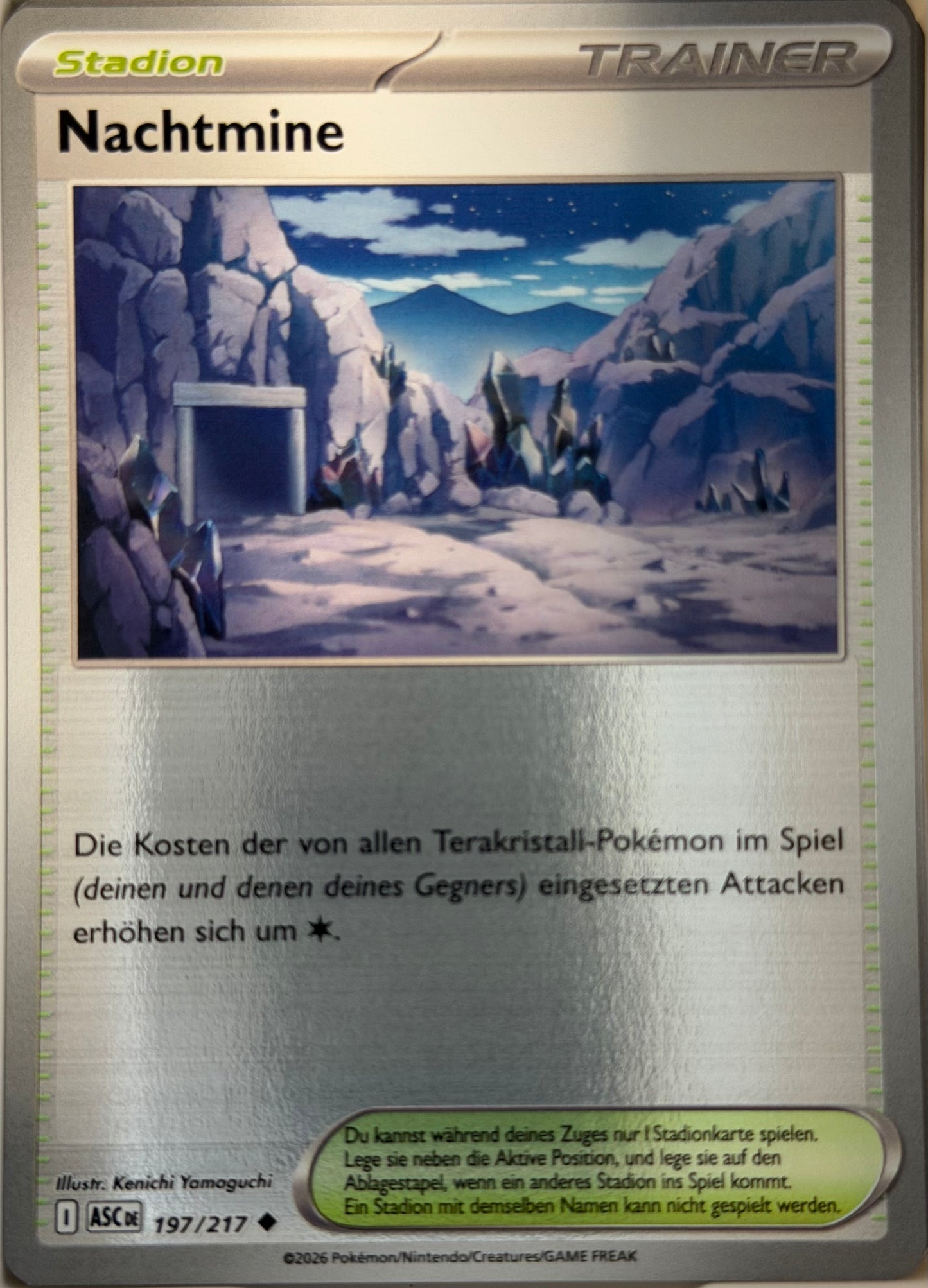 Nachtmine 197/217 | Uncommon Reverse Holofoil | Erhabene Helden | Deutsch