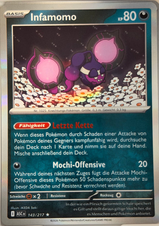 Infamomo 143/217 | Rare Holofoil | Erhabene Helden | Deutsch