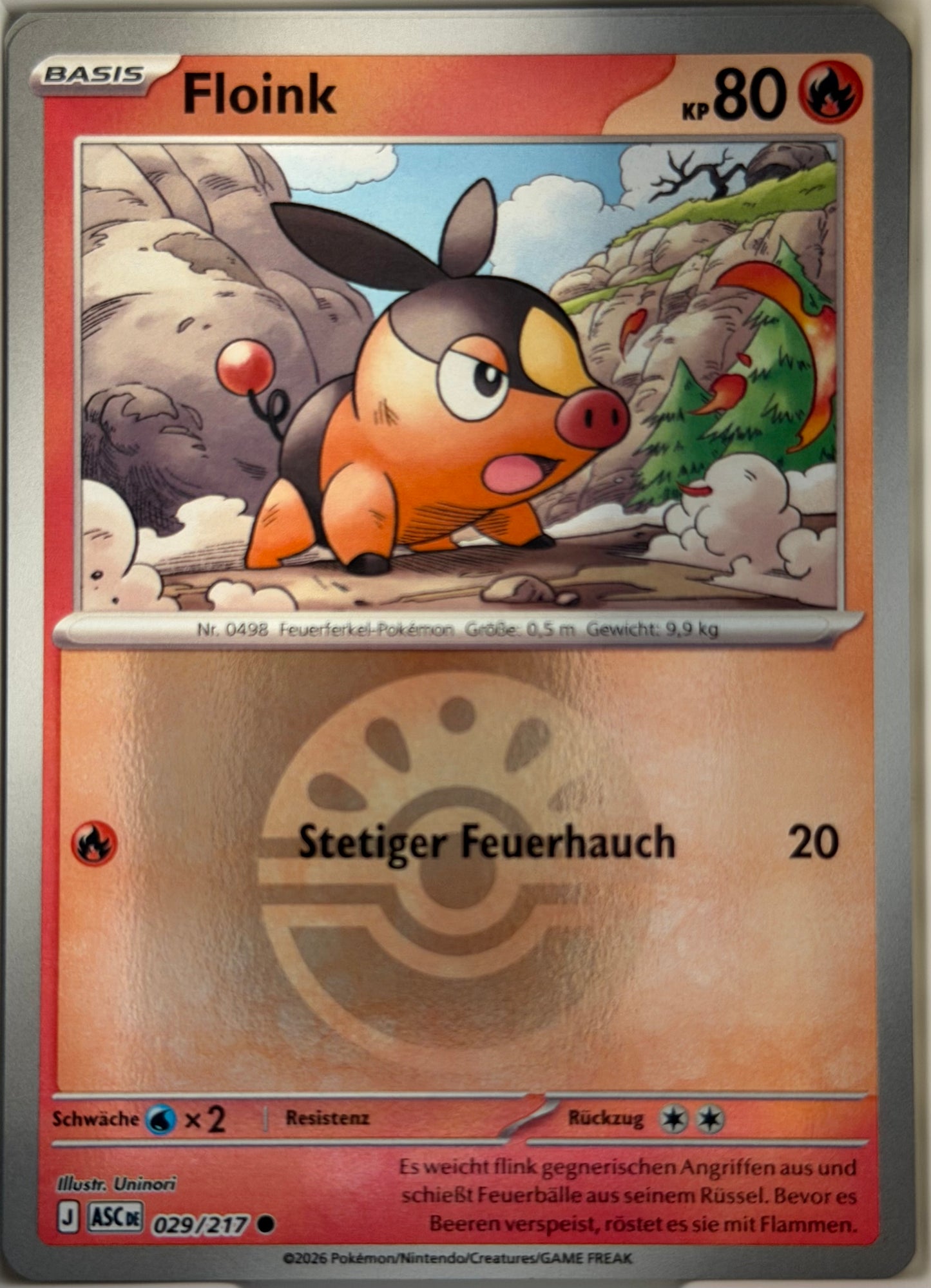 Floink 029/217 | Common Reverse Holofoil | Erhabene Helden | Deutsch