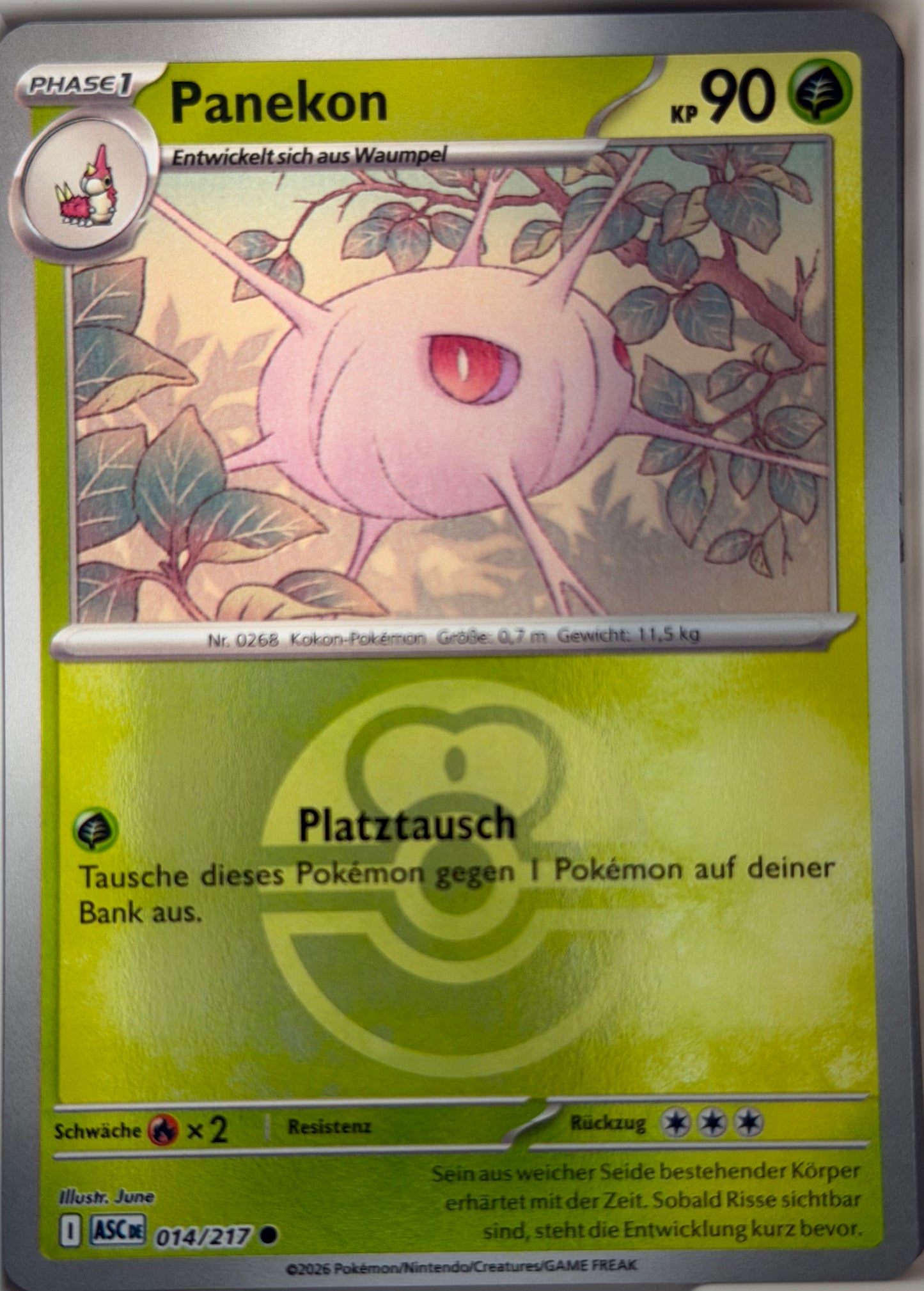 Panekon 014/217 | Common Reverse Holofoil | Erhabene Helden | Deutsch