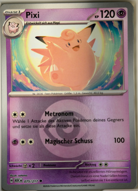 Pixi 075/217 | Uncommon Reverse Holofoil | Erhabene Helden | Deutsch