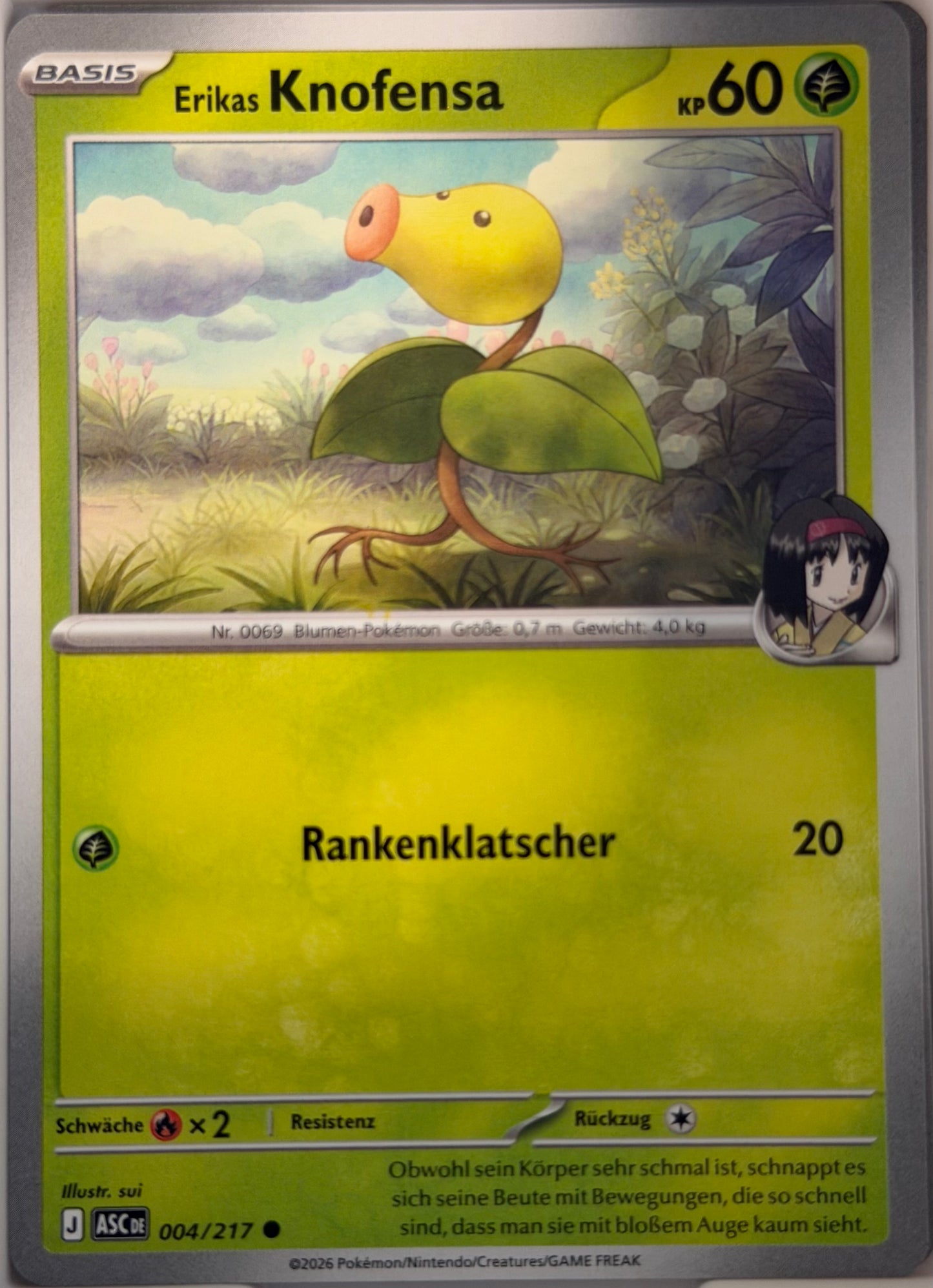 Erikas Knofensa 004/217 | Common | Erhabene Helden | Deutsch