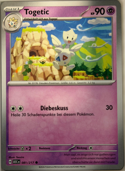 Togetic 081/217 | Common | Erhabene Helden | Deutsch