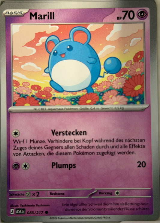 Marill 083/217 | Common | Erhabene Helden | Deutsch