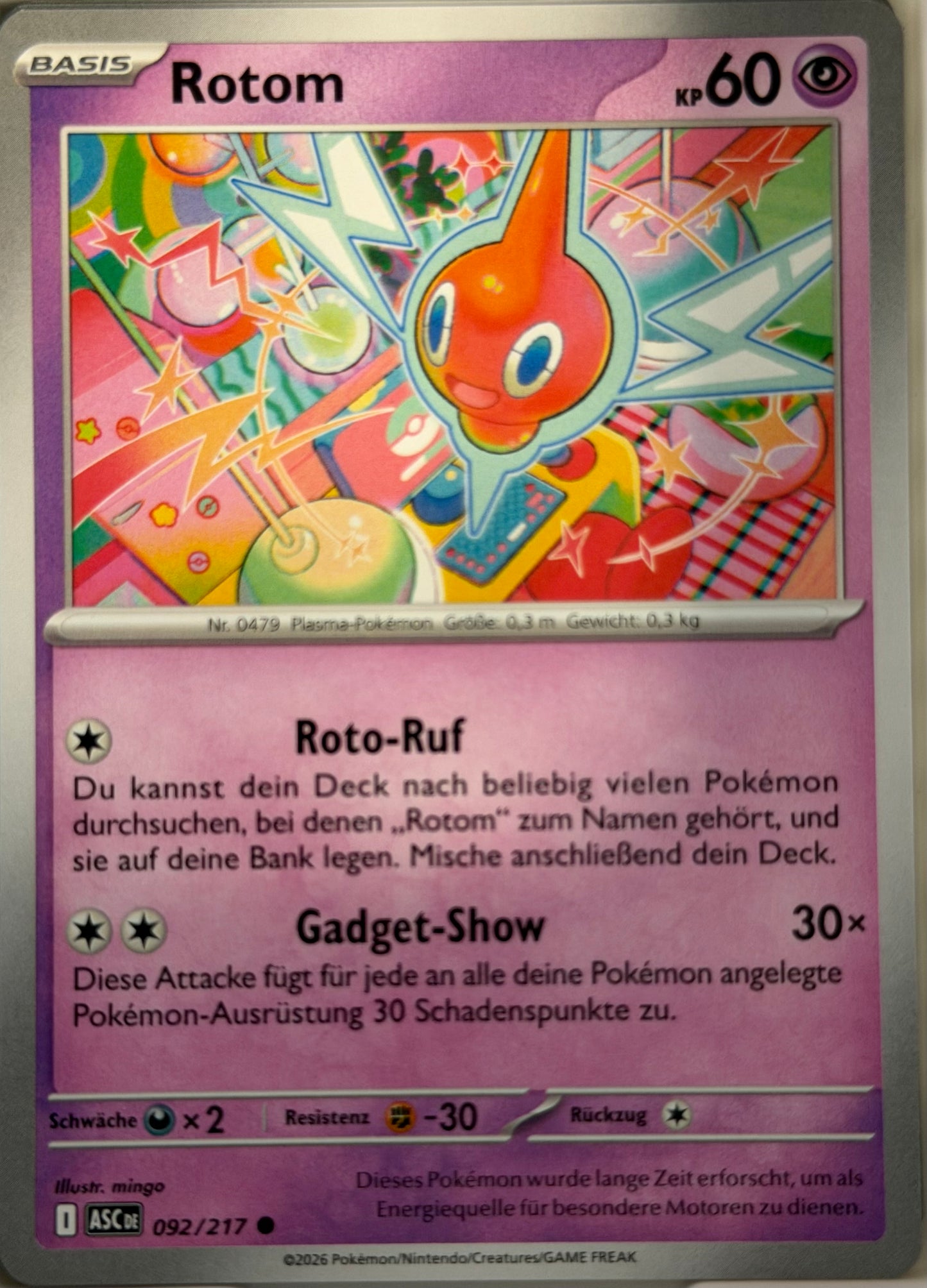 Rotom 092/217 | Common | Erhabene Helden | Deutsch
