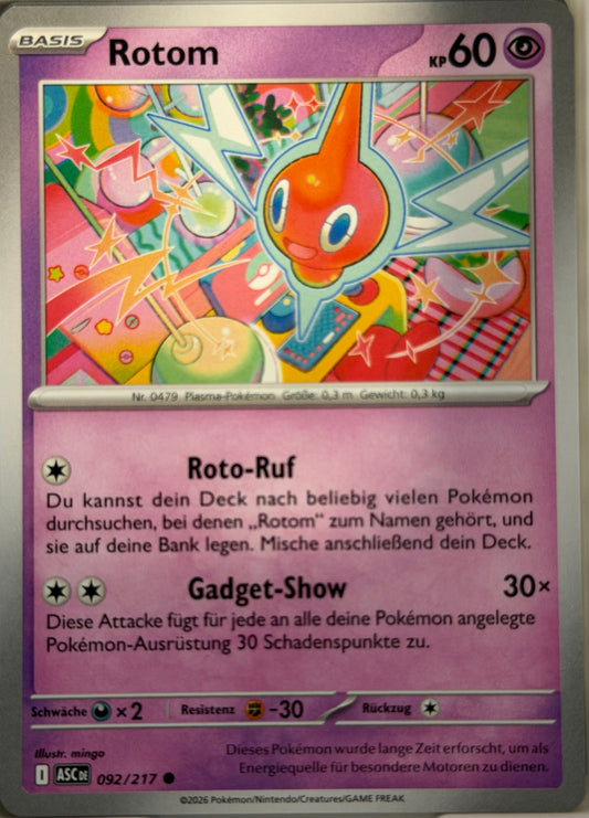 Rotom 092/217 | Common | Erhabene Helden | Deutsch