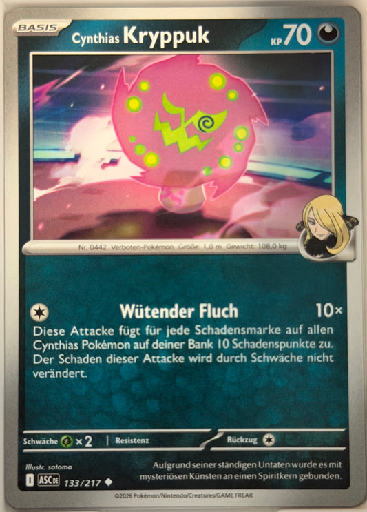 Cynthias Kryppuk 133/217 | Uncommon | Erhabene Helden | Deutsch