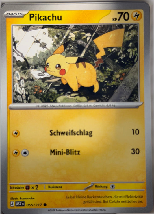 Pikachu 055/217 | Common | Erhabene Helden | Deutsch