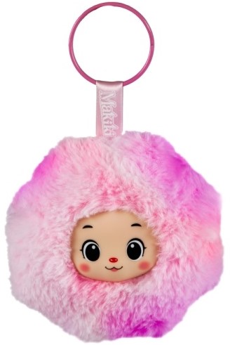 Makiki Surprise Wallet – Plüsch Anhänger-Geldbörse mit Schlüsselring (ca. 13 cm)
