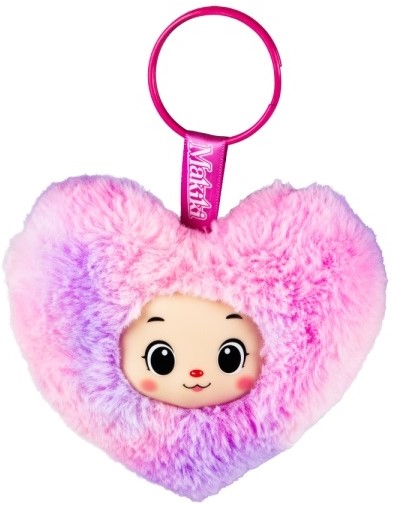 Makiki Surprise Wallet – Plüsch Anhänger-Geldbörse mit Schlüsselring (ca. 13 cm)