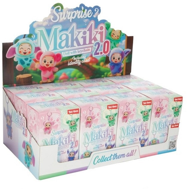 Makiki Surprise 2.0 – Plüsch Anhänger mit Schlüsselring (ca. 15 cm)