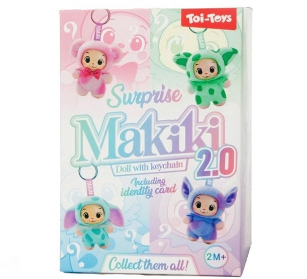 Makiki Surprise 2.0 – Plüsch Anhänger mit Schlüsselring (ca. 15 cm)