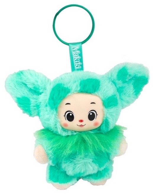 Makiki Surprise 2.0 – Plüsch Anhänger mit Schlüsselring (ca. 15 cm)