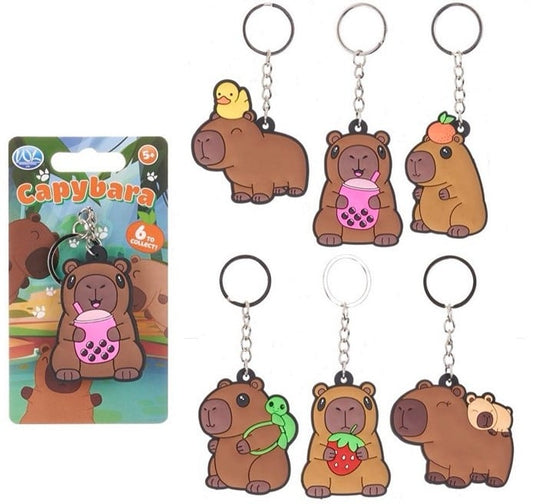 Capybara Schlüsselanhänger 2D PVC