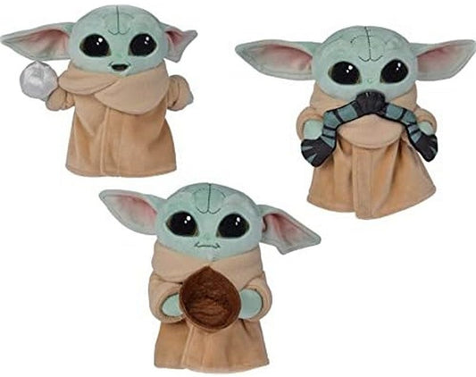 Disney Star Wars The Mandalorian Plüschfigur – Baby Yoda „The Child“ (17 cm) – 3 verschiedene Designs