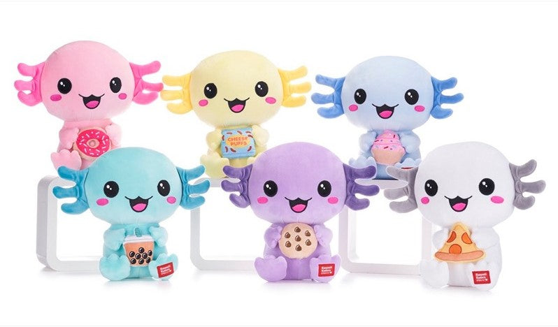 Kawaii Kuties Plüsch-Axolotl – Süß, knuffig & einfach zum Liebhaben!