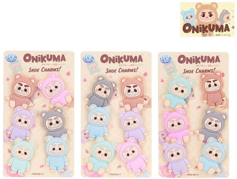 ONIKUMA Shoe Charms – 6er Set Kawaii Figuren für Schuhe