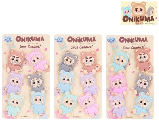 ONIKUMA Shoe Charms – 6er Set Kawaii Figuren für Schuhe
