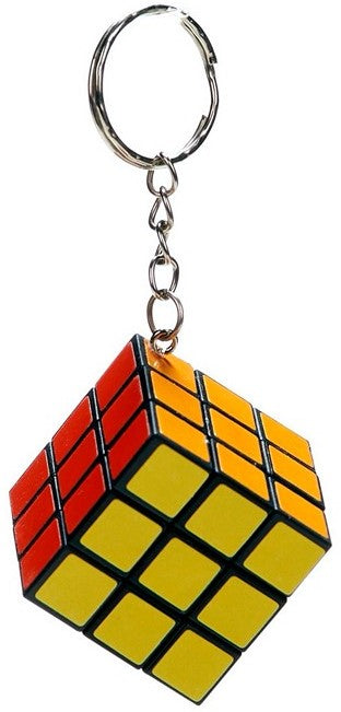 Puzzle Cube Schlüsselanhänger – Drehwürfel Mini (ca. 3 × 3 × 3 cm)