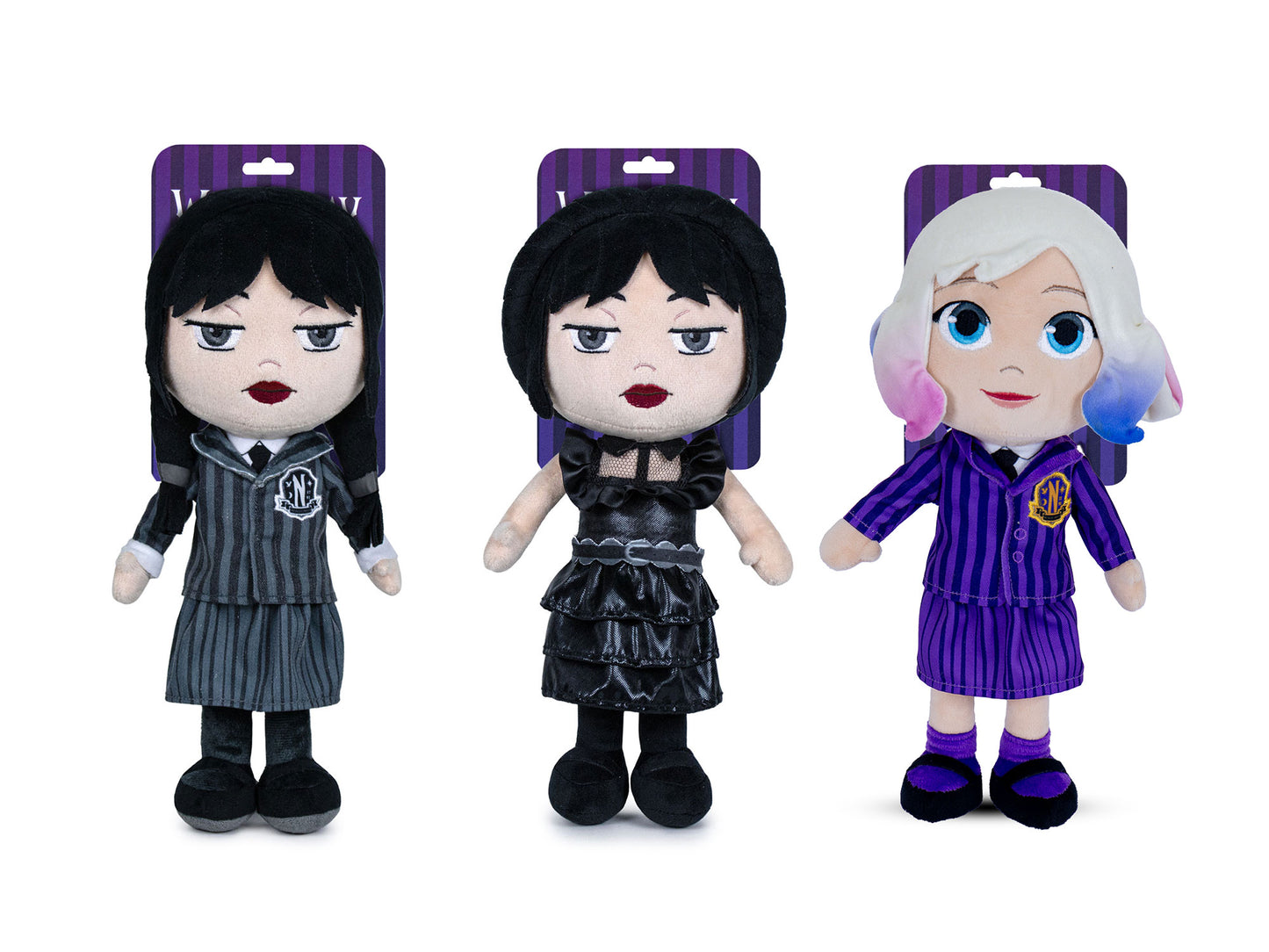 Wednesday Plüschfiguren – Wednesday & Enid (ca. 32 cm)